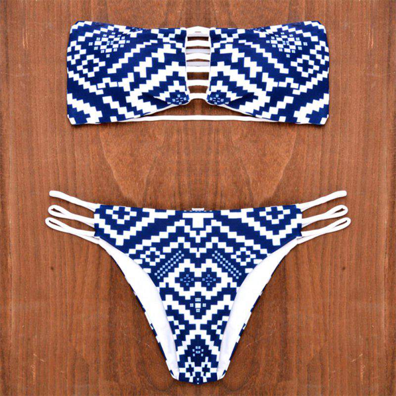 Sexy Women Bandage Push Up Padded Swimwear Bikini Beachwear Swimsuit Bathing Set Ebay 9236