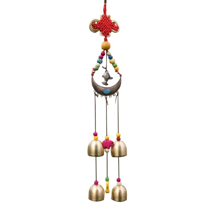 Lucky Copper Bell Wind Chimes Garden Hanging Pavilion Outdoor Lucky Copper Bell Wind Chimes Garden Hanging