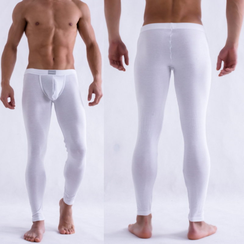 Winter Men Modal Tight Long Johns Thermal Men Underwear Inner Wear Pant ...