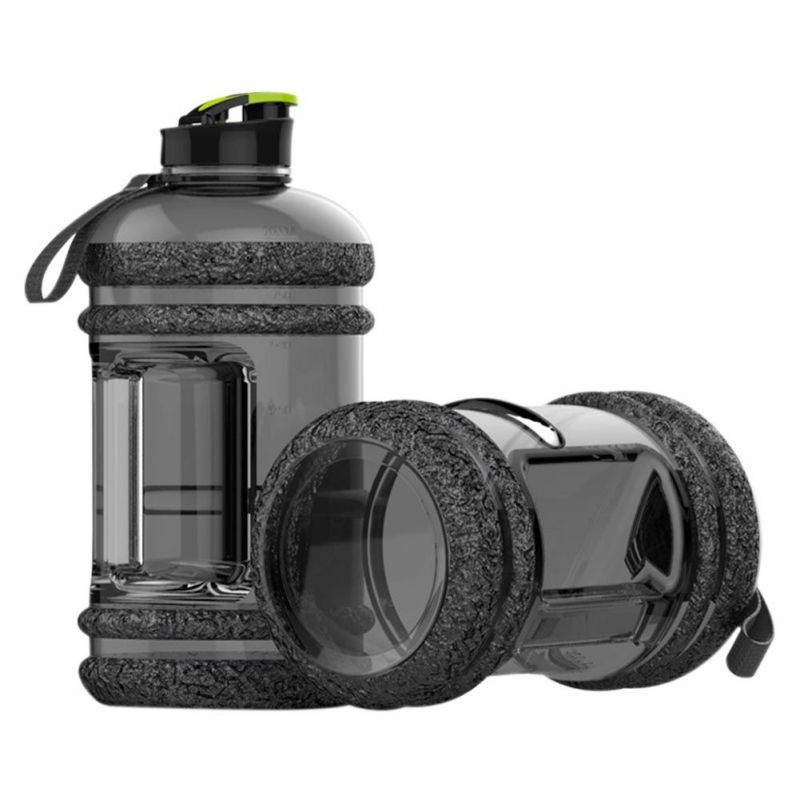 2.2L Large BPA Free Sport Gym Training Big Drink Water Bottle Cap Kettle Workout