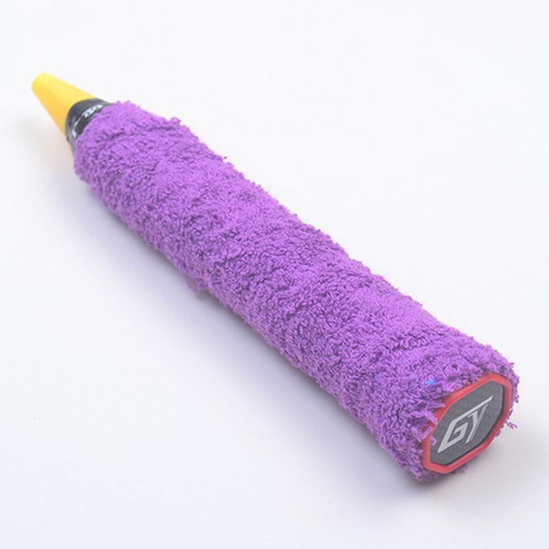 Colors:#2 Purple:Anti-slip Absorb Sweat Racket Tape For Tennis Badminton Racket Fishing Rod Band