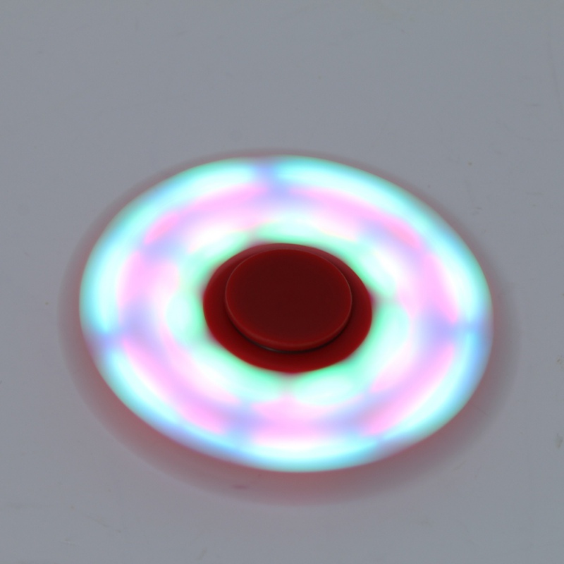Détails sur LED Flash Fidget TRI spinner main focus doigt EDC Stress 