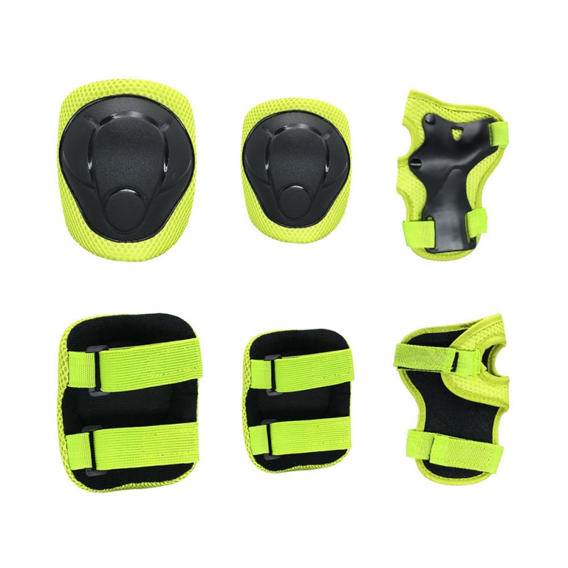 6er-Set Kids-Ellbogen-Handgelenk-Knieschoner Sport Safety Protective Gear Guard 