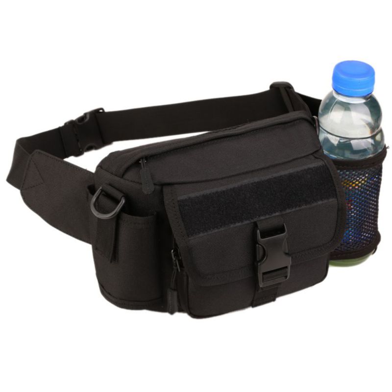 Outdoor Men Tactical Military Travel Hiking Water Bottle Fanny Pack Waist Bag | eBay
