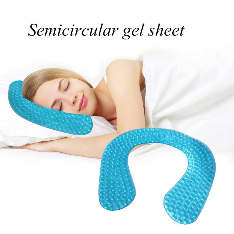 Sleeping Aid Pad U Shaped Cooling Gel Pillow Cold Ice Mat For