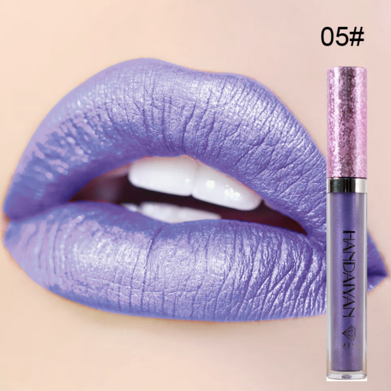 Metallic Glitter Matte Liquid Lipstick Waterproof Beauty Makeup Lip Gloss Stick Ebay 3576