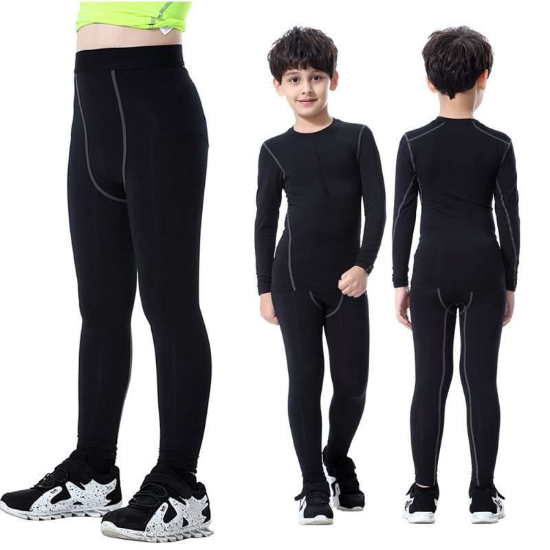 Baby Kids Boys Girls Skin Tight Compression Base Layer Running Pants Trousers US
