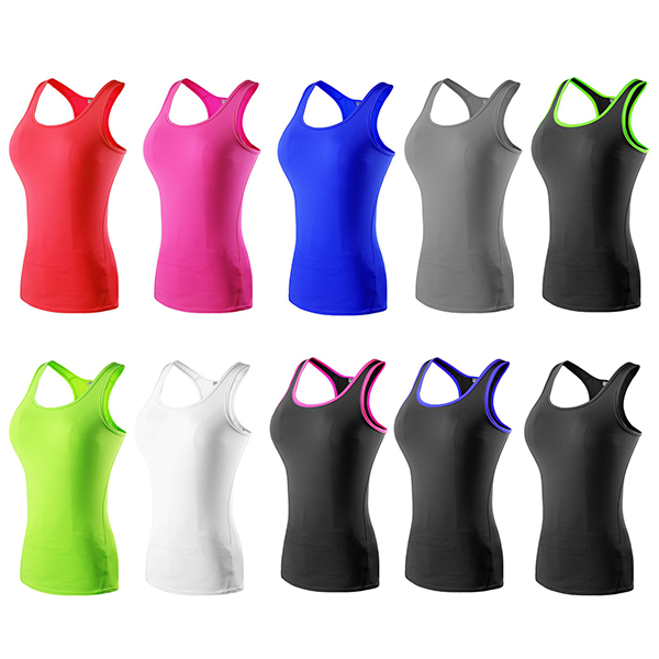 ladies gym vest tops uk