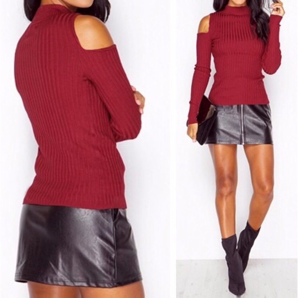 turtle neck chunky jumper
