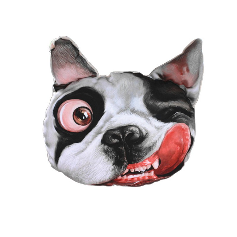 realistic 3d dog cushion pillow