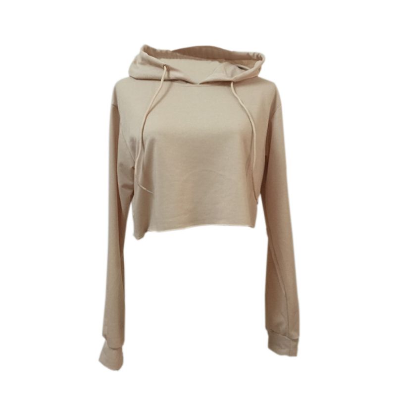 Women Sweatshirt Jumper Sweater Crop Top Coat Sports Pullover Tops