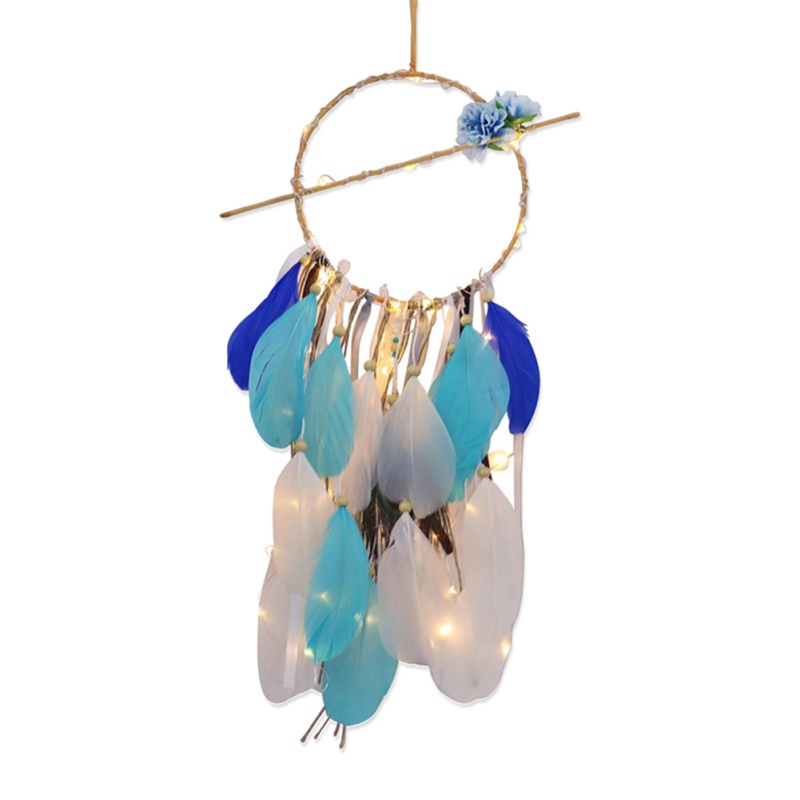 Led Star Light Dreamcatcher Handmade Dream Catcher Diy Craft Wall Led Star Light Dreamcatcher Handmade Dream Catcher Diy