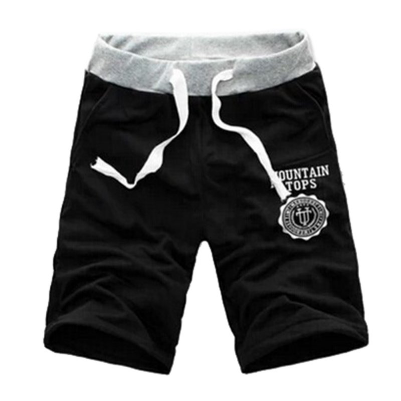 Summer Mens Cotton Shorts Pants Gym Sport Jogging Trousers Casual half ...