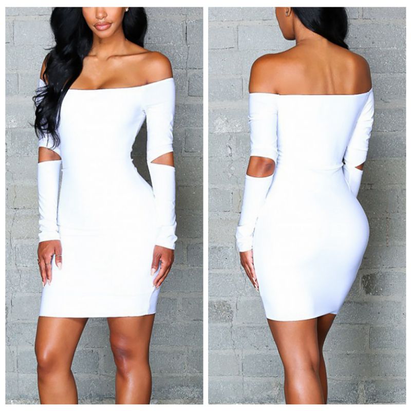 Women Casual Evening Sexy Party Cocktail Bandage Bodycon Short Jumper ...