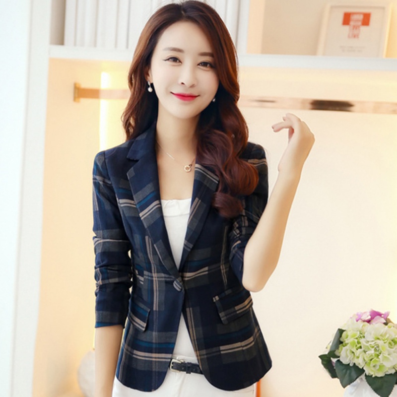 Womens Ladies Suit Coat Business Blazer Long Sleeve Formal Office ...