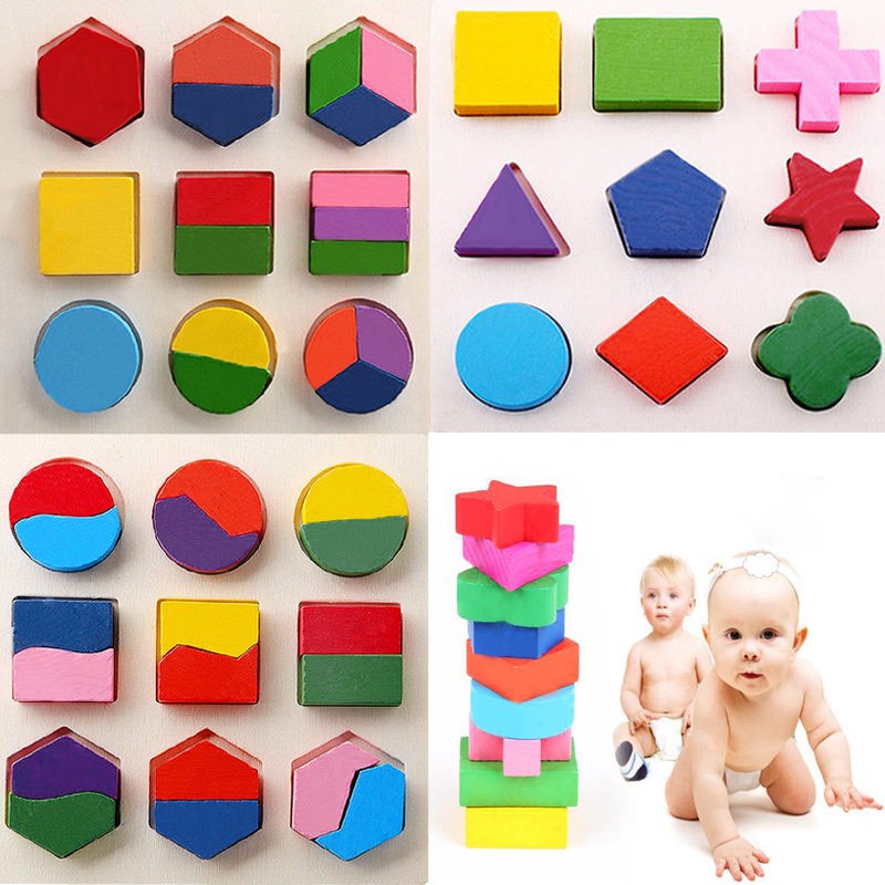 Educational Puzzle Sets For Baby Kids Early Learning Geometry Toys T 