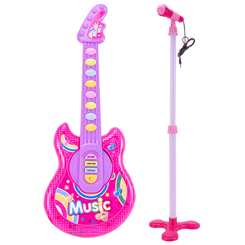 toy guitar microphone set