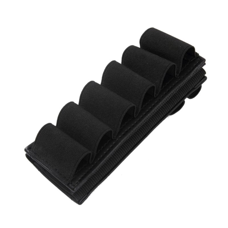 Saddle Tactical Shotgun 8/9 Shell Holder Tactical Elastic Loop Carrier ...