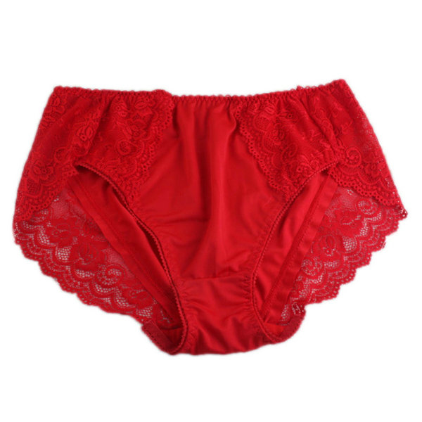 Women Sexy Crotchless Plus Size Briefs Thong Lingerie Knickers Panties