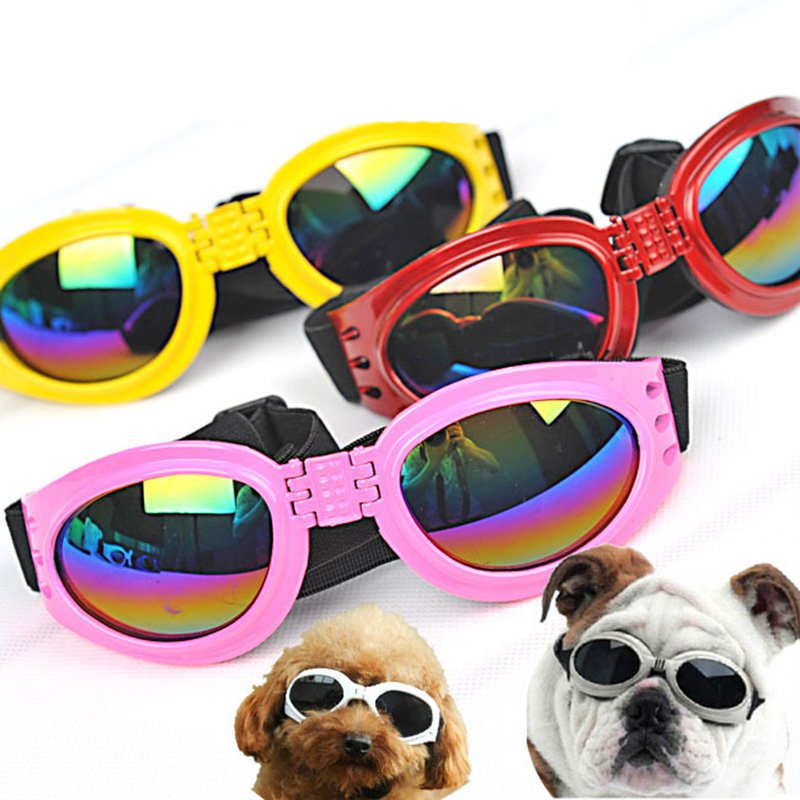 Small Pet Dog Goggles UV Sunglasses Sun Glasses Pet Puppy Ey