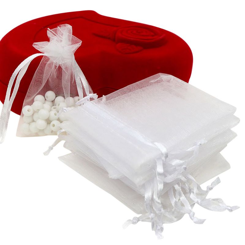 ... Wedding-Party-Mini-Gift-Bags-Pouches-Organza-Jewelry-Drawstring-Bag-UK