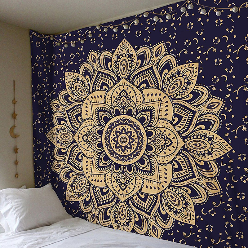 Wall Mandala Tapestry Indian Hanging Hippie Decor Bedspread Bohemian Throw Queen 