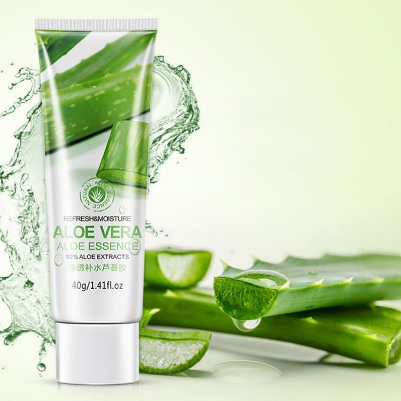 Face Skin Care 40ml Pure Aloe Vera Gel Moisturizing Remove Acne Nourish Cream 3251