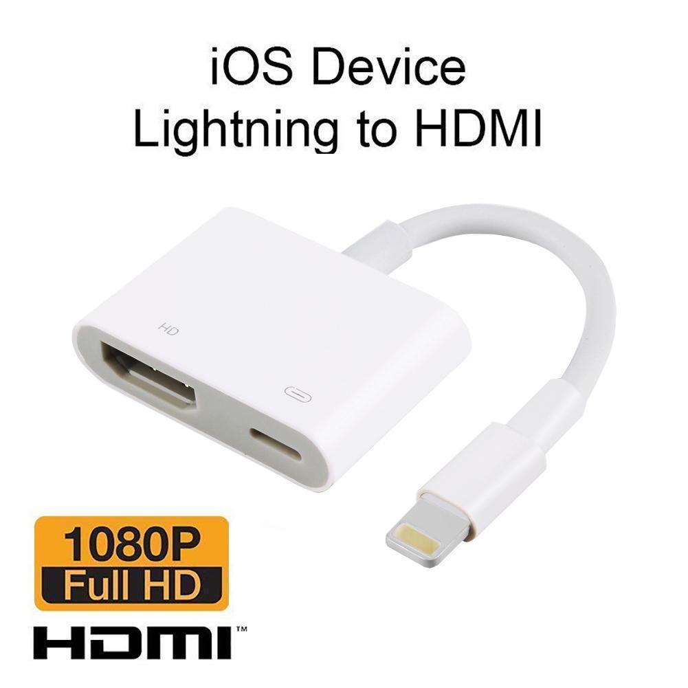 1080P To HDMI Digital AV TV Cable Adapter For iPad iPhone 8 7