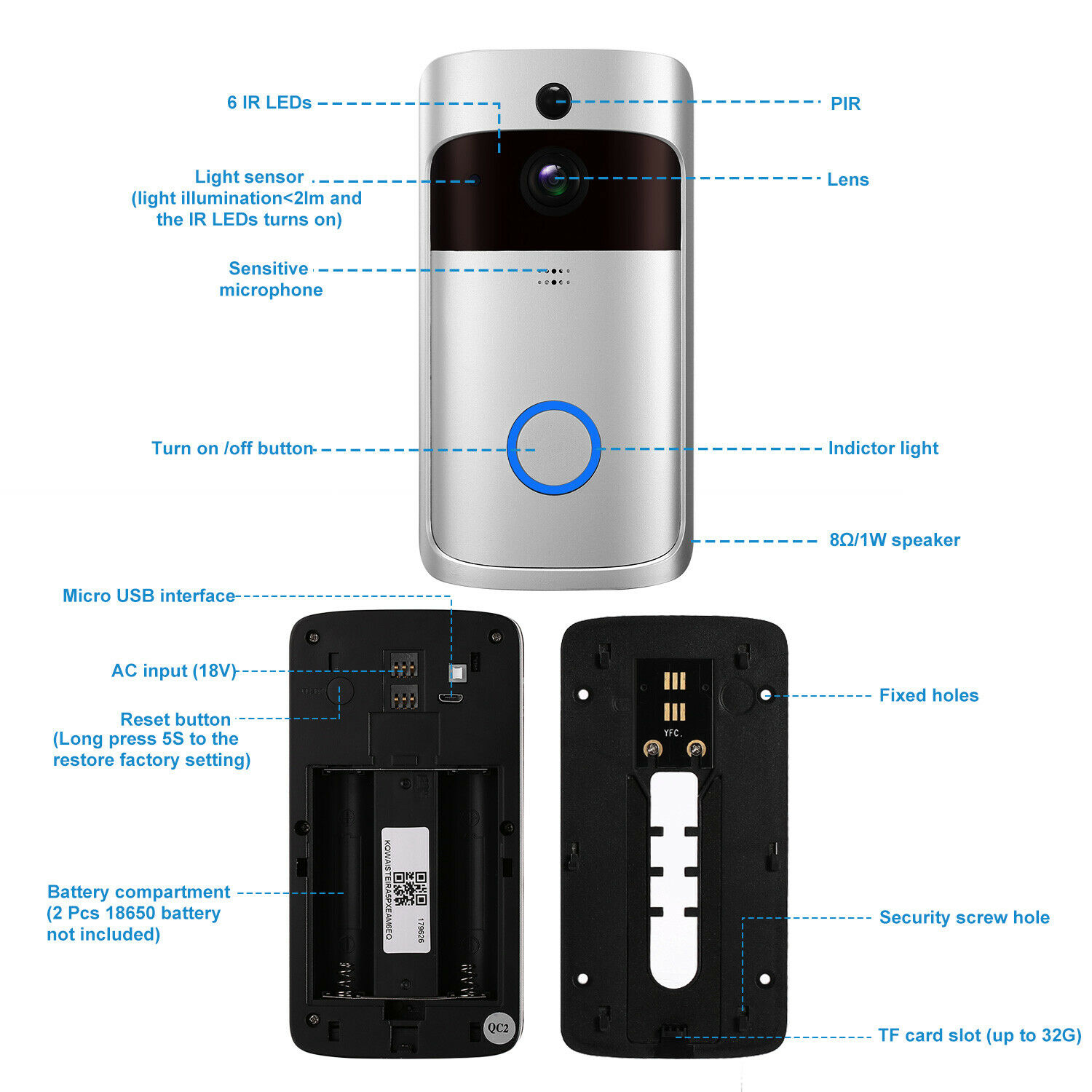 HEATHCO SL6166RXA WIRELESS DOOR BELL eBay