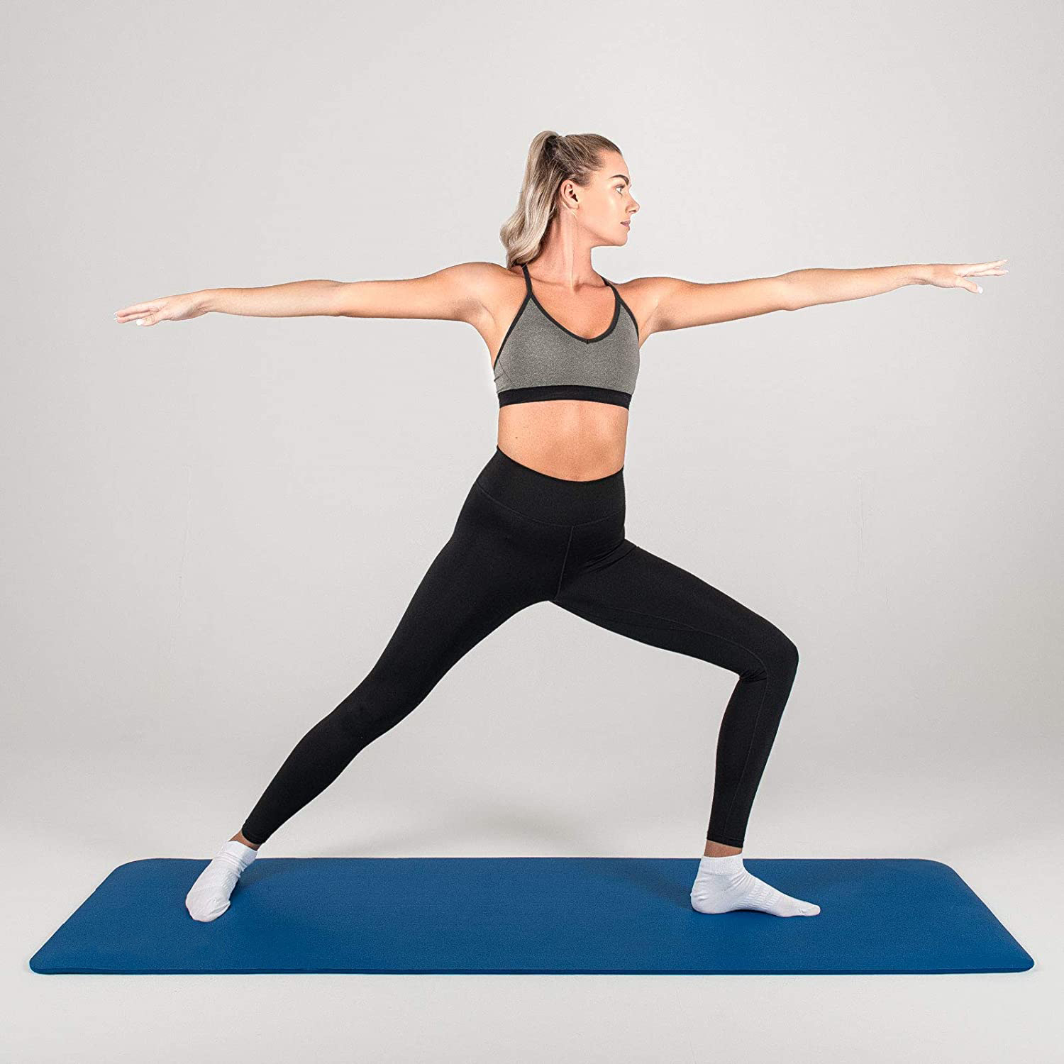 Exercise Mat EVA Yoga Mat Non-Slip Gym Fitness Pilates Workouts Durable Pad Mats 6
