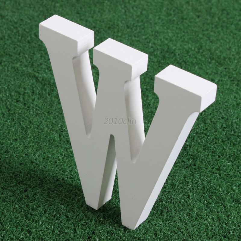 26 Large Thick Wooden Letters Wall Hanging Wedding Party ...