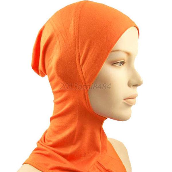 Cotton Under Scarf Hat Cap Bone Bonnet Neck Cover Hijab 