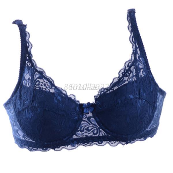 Ladies Womens Sexy Underwired Full Coverage Minimizer Non Padded Lace Sheer Bras Ebay