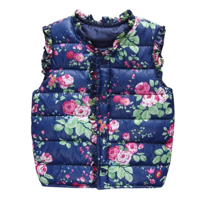 Warm Infant Baby Girls Butterfly Coat Kids Soft Cotton Jacket Outerwear