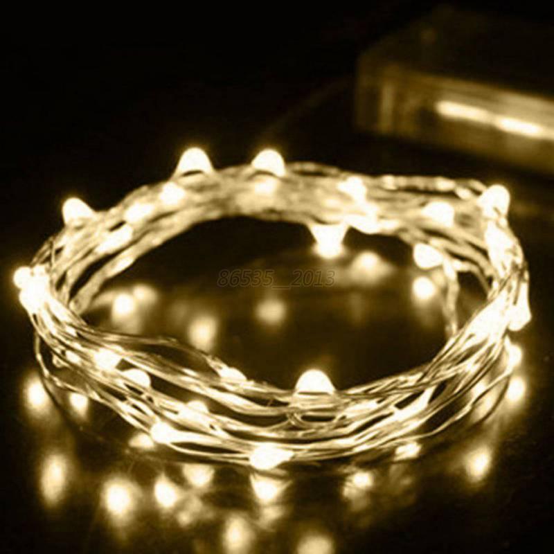 20/30/40 LED String Copper Wire Fairy Lights Battery Powered Battery Operated eBay