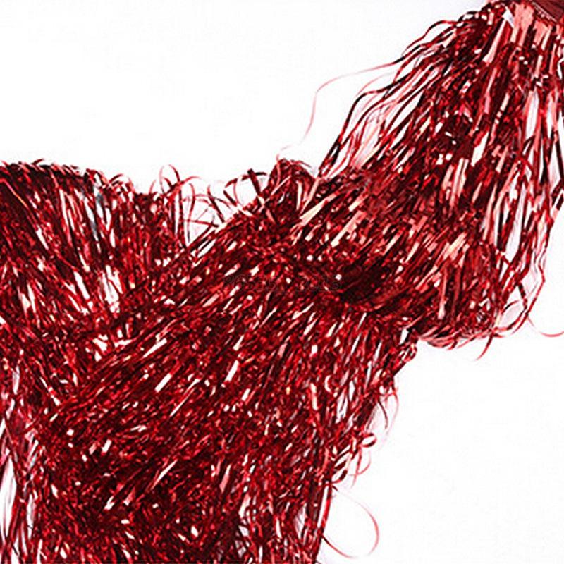 Metallic Shimmer Fringe Window Curtain Tinsel Foil Wedding Party Decor ...