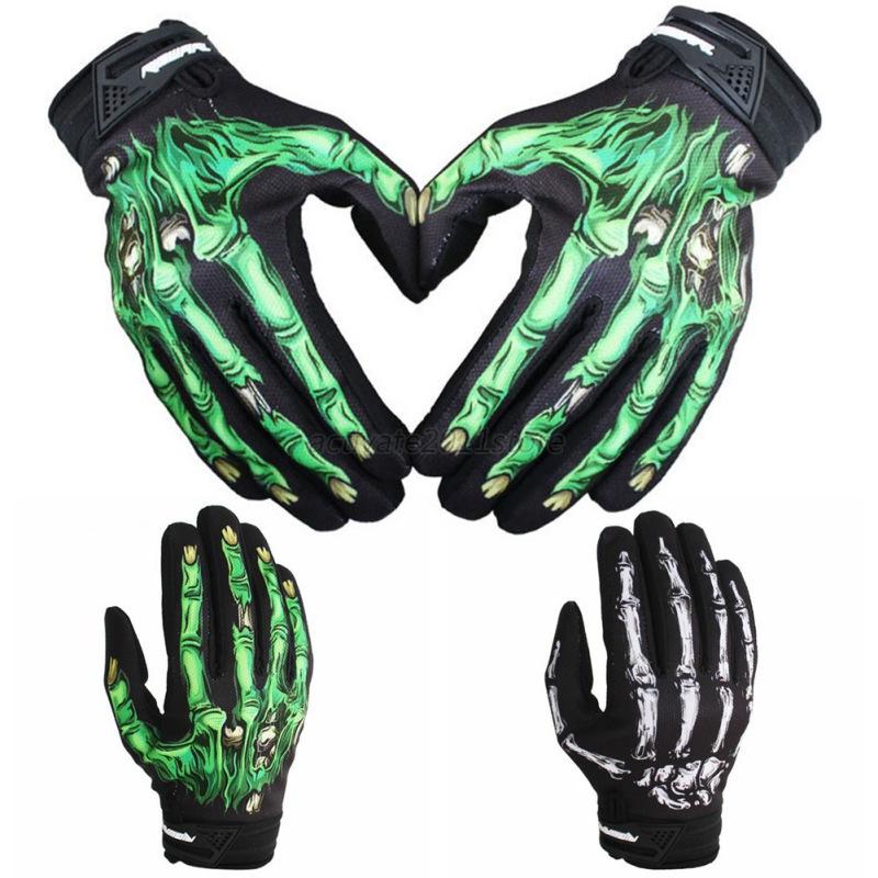 skeleton football gloves