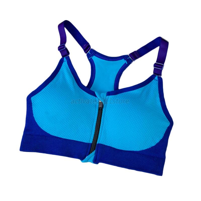 Women Workout Tank Top Stretch Seamless Racerback Fitness Padded Yoga Sports Bra Ebay 9914