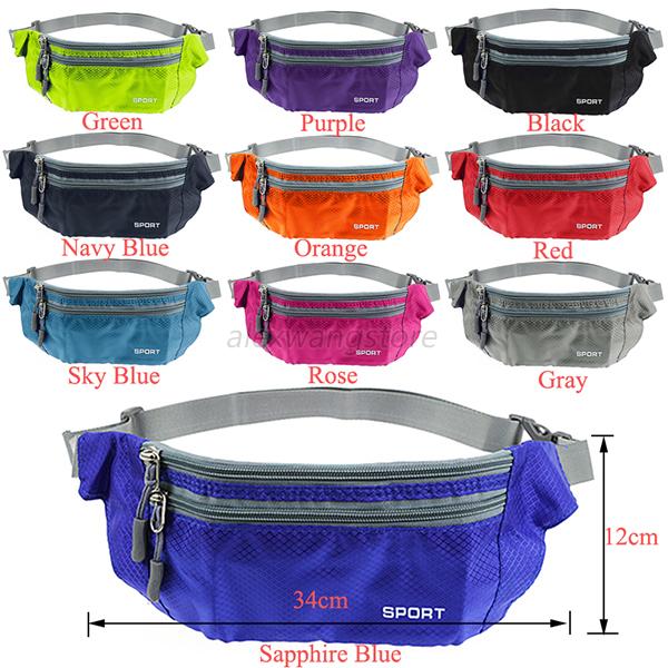 unisex running bum bag travel hiking sport pack waist belt zip pouch a74 ebay unisex running bum bag travel hiking sport pack waist belt zip pouch a74 ebay