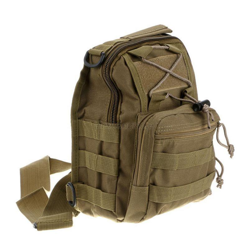 Waterproof Tactical Shoulder Bag Outdoor Camping Hiking Chest Pack Bag