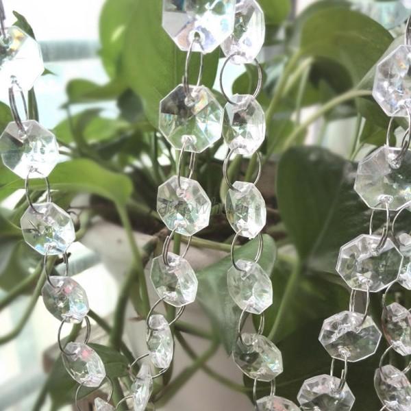 Wholesale 99FT Crystal Clear Bead Acrylic Chandelier Garland