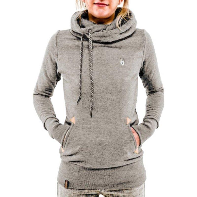 womens long pullover hoodies