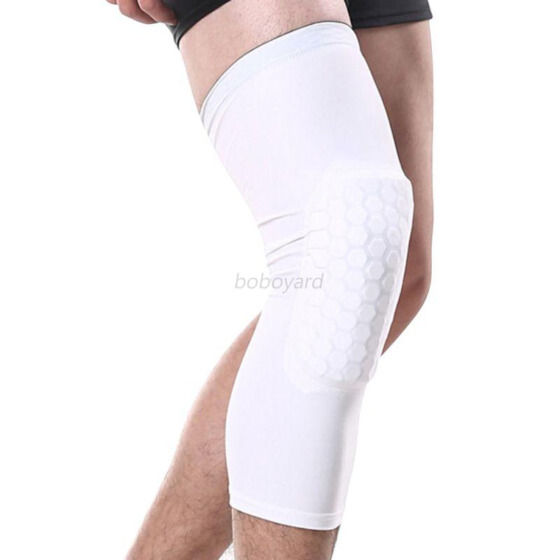 Soft Long Sleeve Gym Leg Protector Crashproof Basketball Knee Gear ...