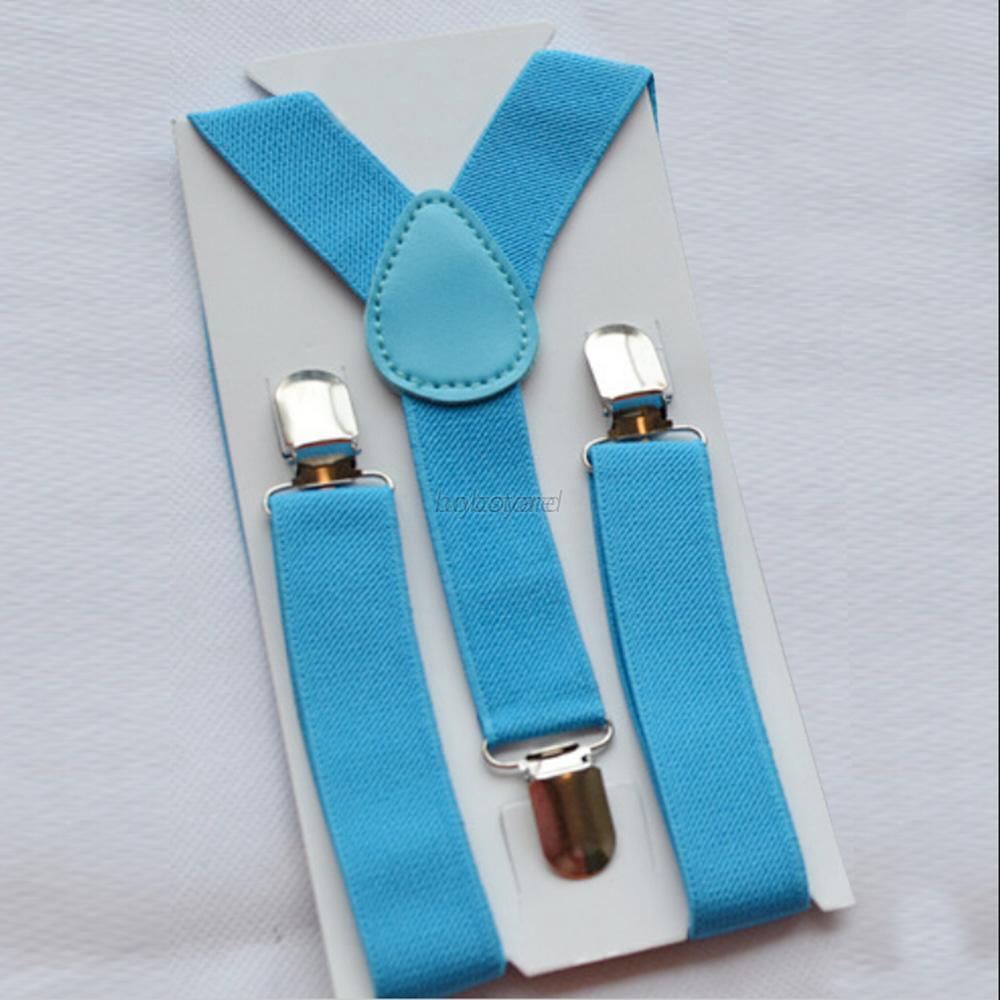 1/11 Colors Baby Boy Girls Clipon Suspender YBack Child Elastic