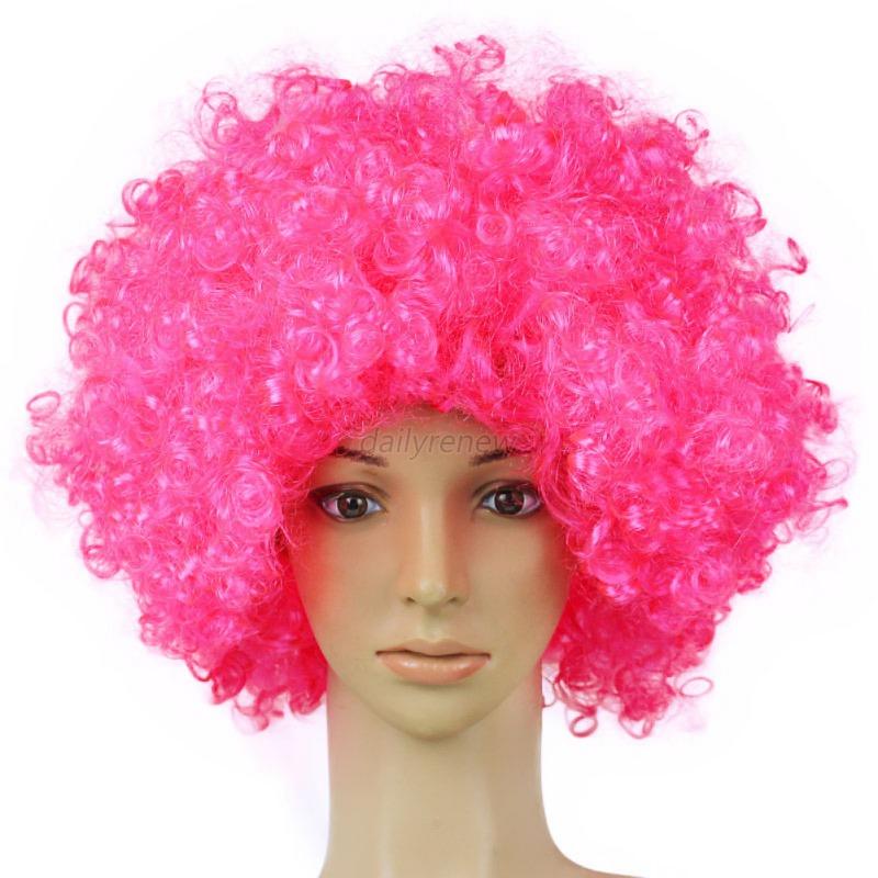 Afro Curly Party 70s 80s Disco Circus Fancy Dress Up Party Costume ...