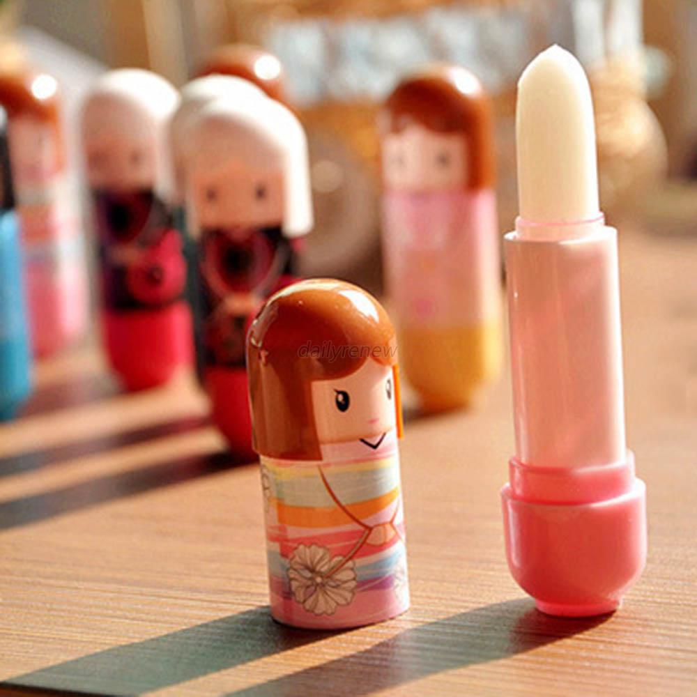 Beauty Makeup Kids Baby Girls Doll Style Long Lasting Moisture Lip Balm ...