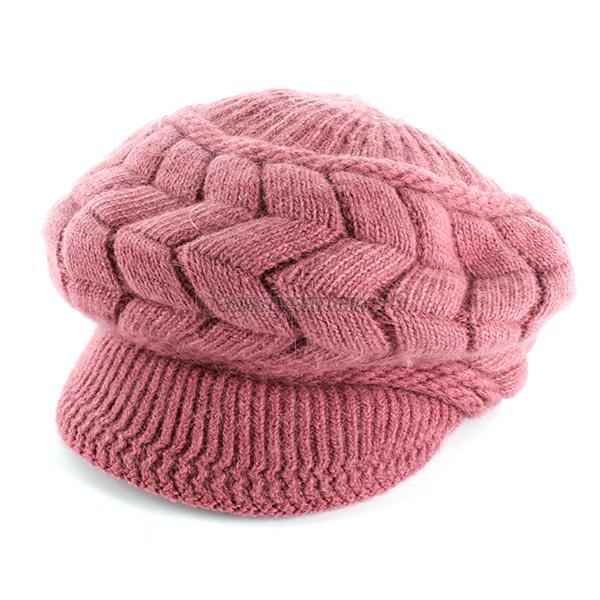Women Woolen Winter Warm Knit Beret Cap Knitted Hat Ladies Crochet Baggy Ski ...