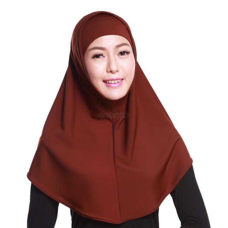 2Pcs Amira Hijab Shayla Underscarf Women Lady Islam Shawl 