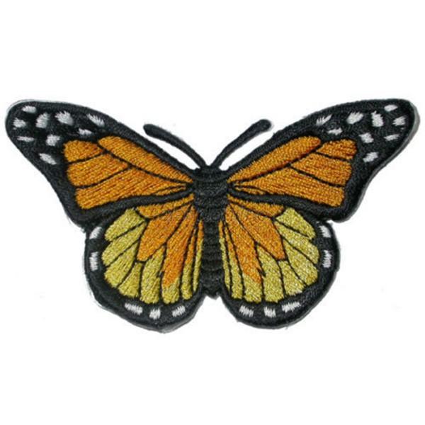 Monarch Butterfly Iron On Embroidered Applique Sewing Scrapbook Cloth Diy Patch Ebay 