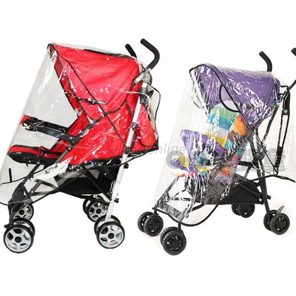 Plastic cover for baby carriage & stroller to protect